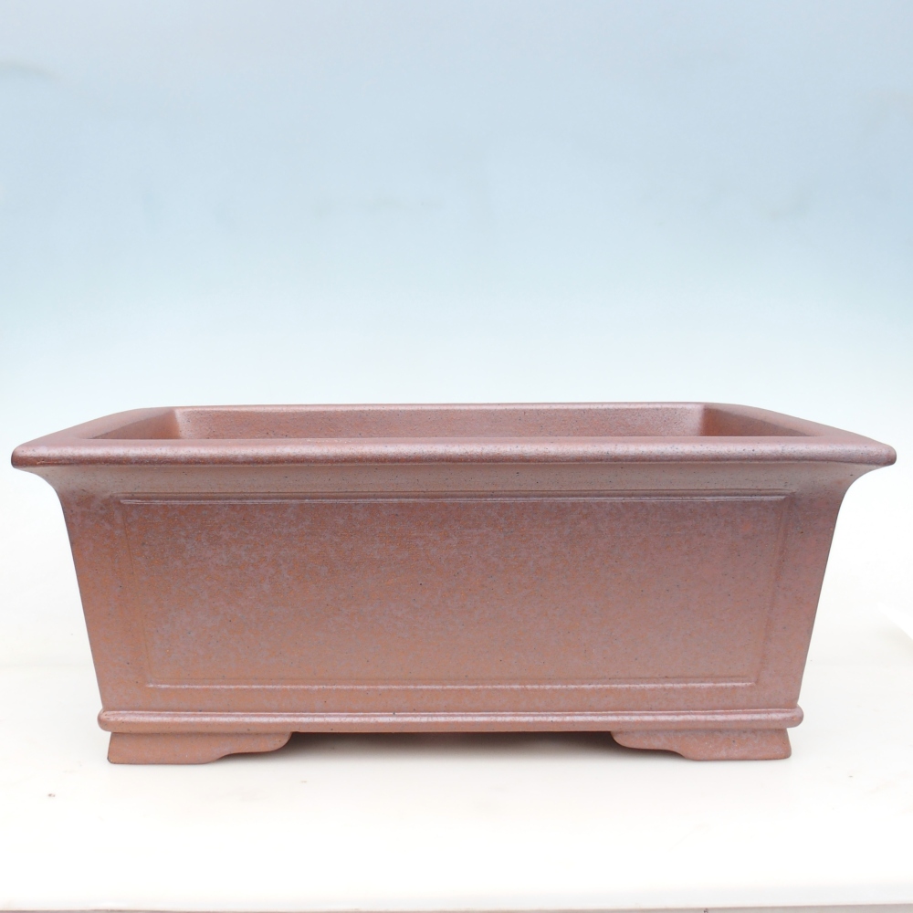 Ceramiczna misa bonsai 51 x 37,5 x 20 cm, kolor metaliczny - WYŁĄCZNIE ODBIÓR OSOBISTY lub transport paletowy