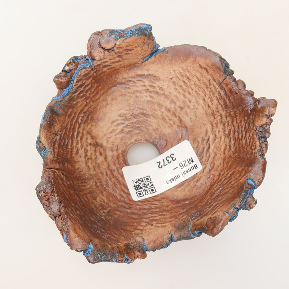 Ceramiczna skorupka 11 x 10,5 x 5,5 cm, kolor niebieski