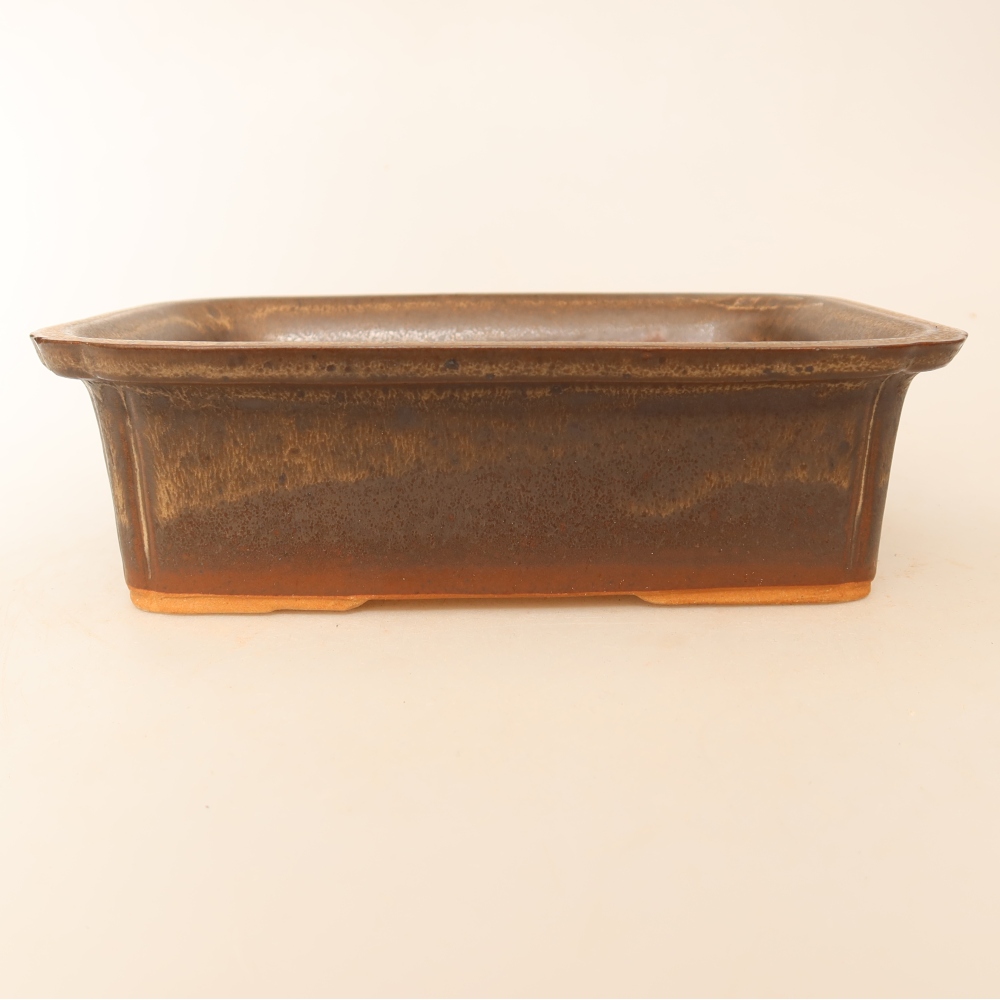 Miska ceramiczna  20 x 15,5 x 5,5 cm, kolor brązowy