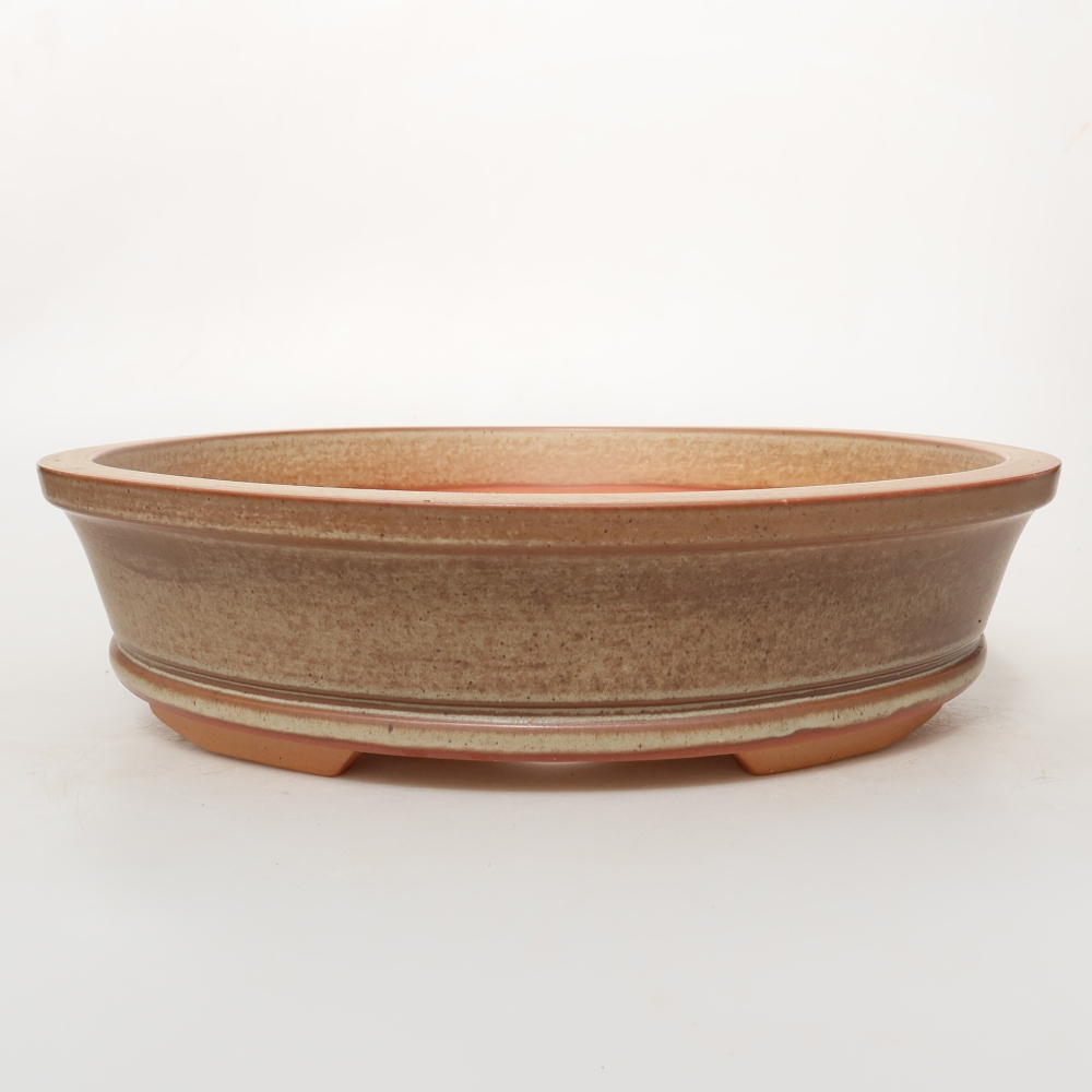 Ceramiczna miska  31 x 31 x 7 cm, kolor brązowy