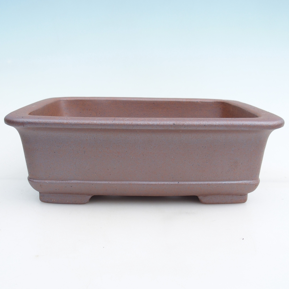 Ceramiczna miska na bonsai 29 x 21,5 x 9,5 cm, kolor metaliczny