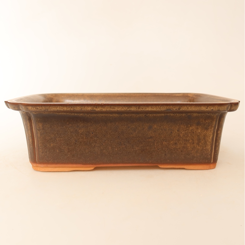 Miska ceramiczna  20 x 15,5 x 5,5 cm, kolor brązowy