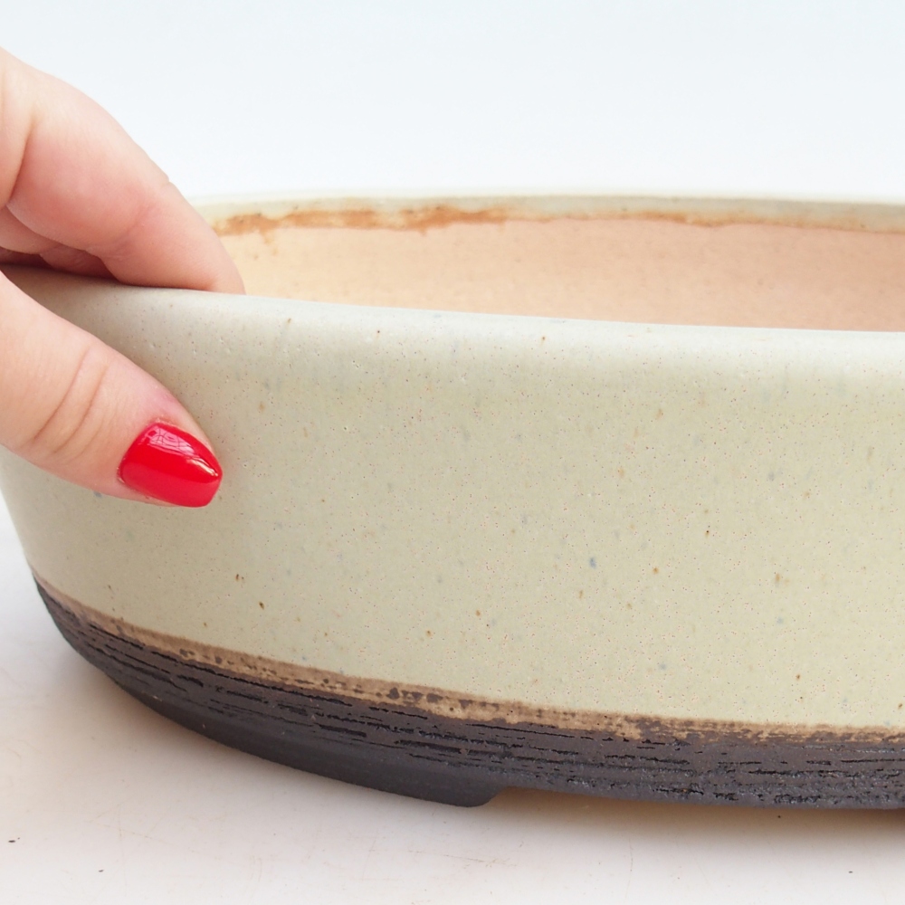 Misa do bonsai 33 x 25 x 9 cm, kolor zielony