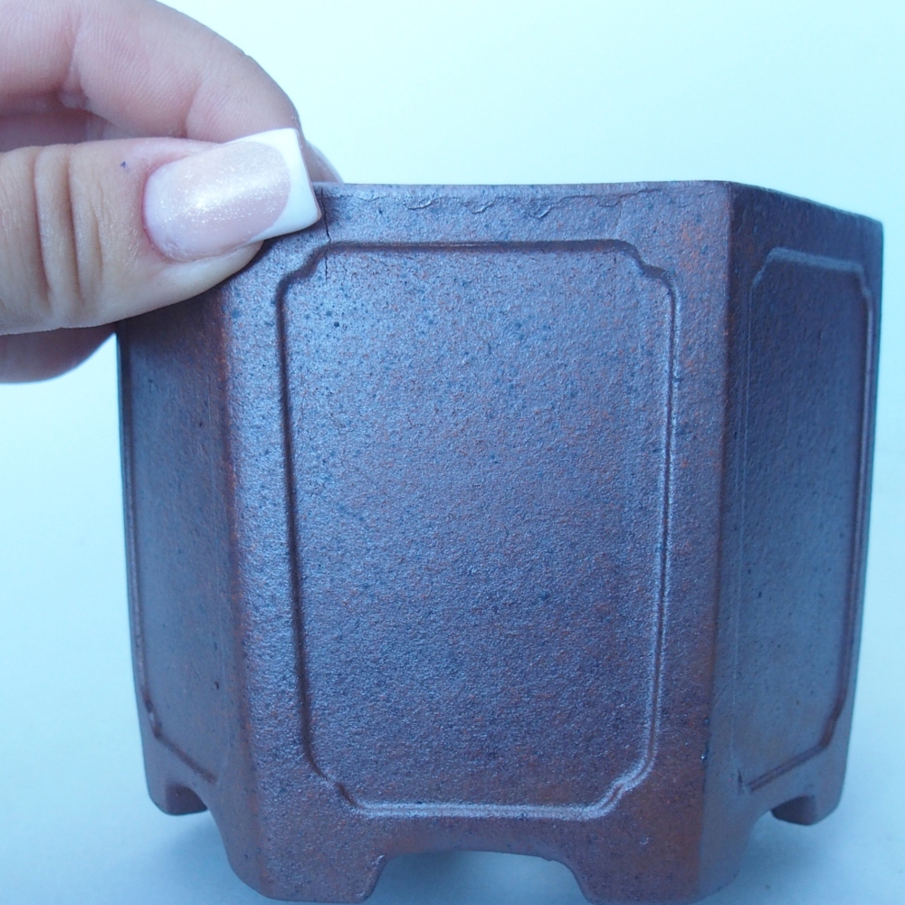 Miska 11,5 x 10,5 x 8,5 cm brązowa
