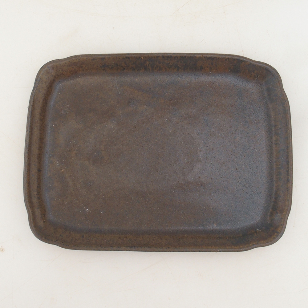 Spodek ceramiczny H50 - 18 x 13 x 1 cm - niebieski