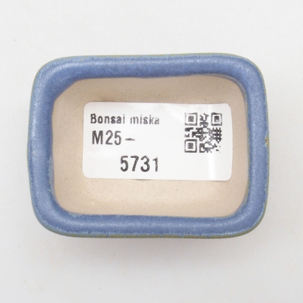 Mini miska bonsai 5,5 x 4 x 2,5 cm, kolor niebieski