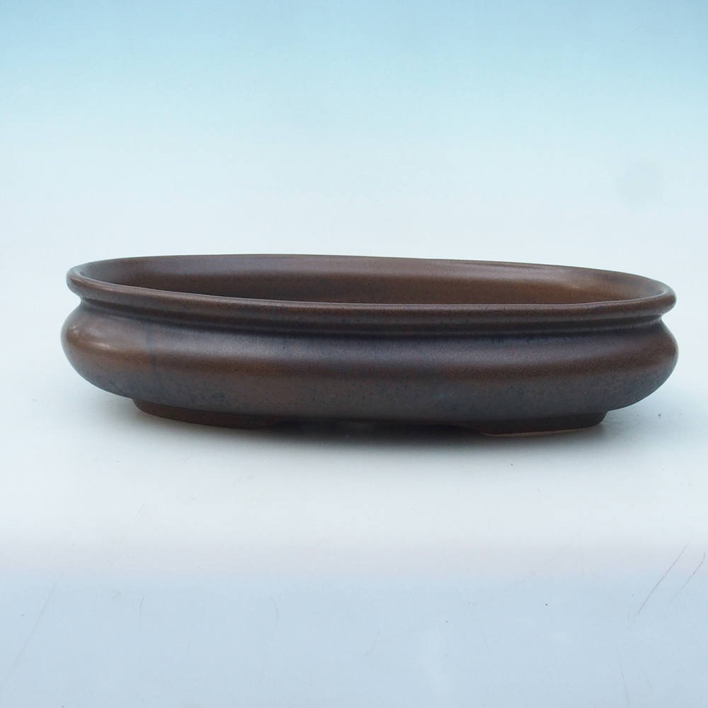 Bonsai bowl + spodek H01 - 12x9x5 cm
