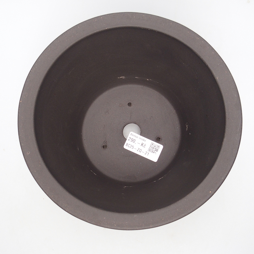 Miska 19,5 x 19,5 x 11 cm brązowa