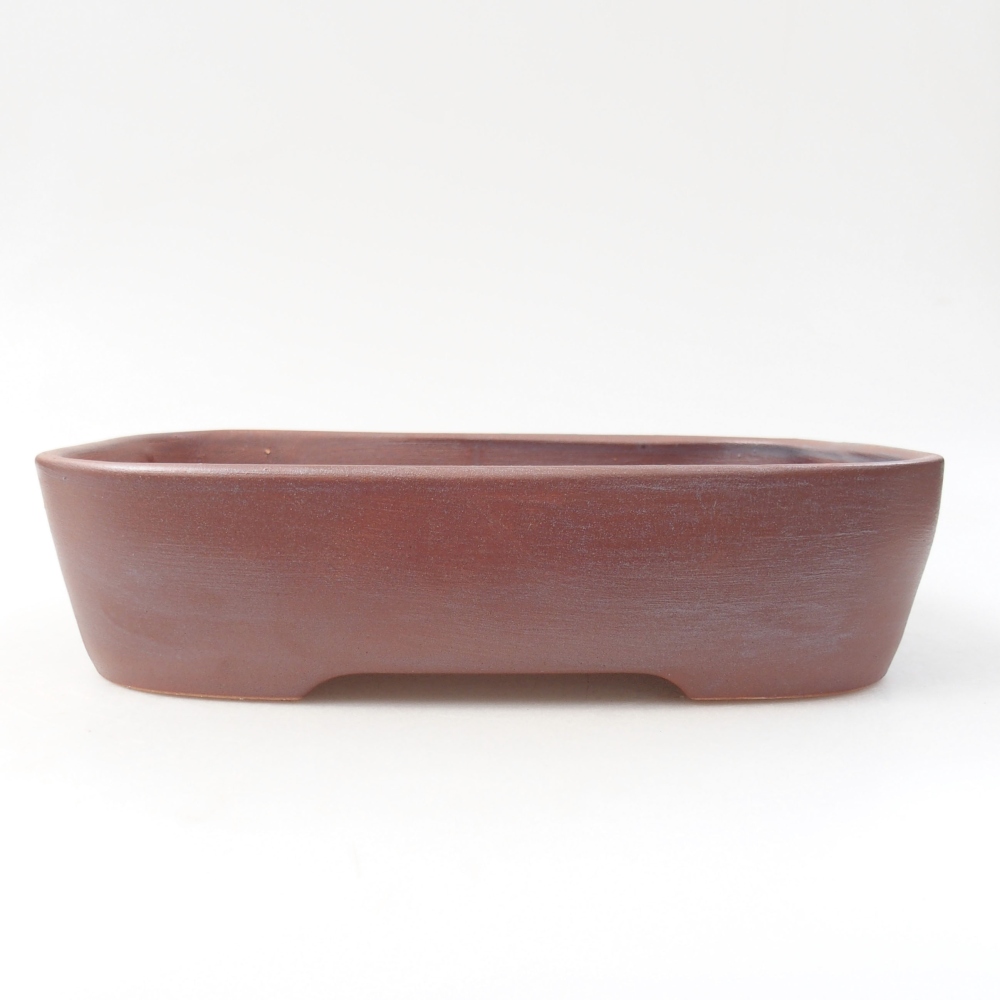 Ceramiczna miska bonsai 23 x 18 x 5,5 cm, kolor metaliczny