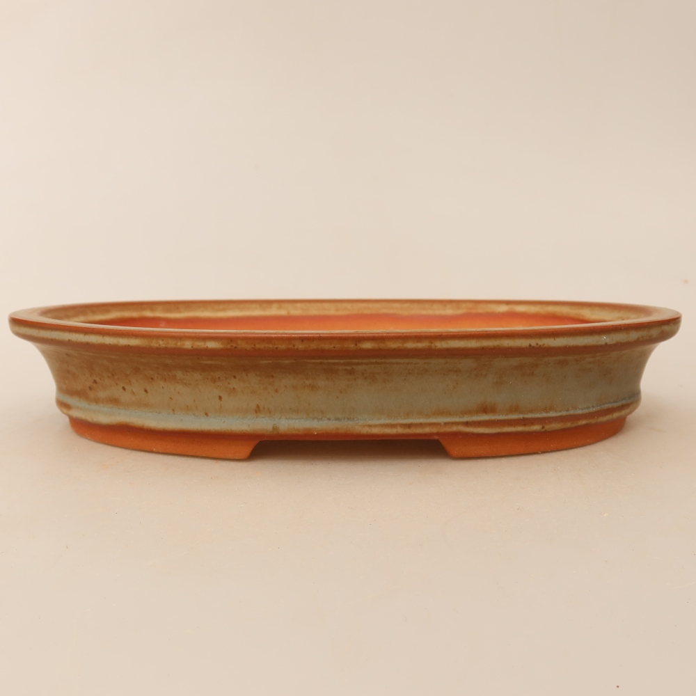 Ceramiczna miska  21 x 14,5 x 3,5 cm, kolor beżowy