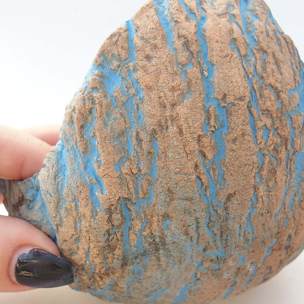 Ceramiczna muszla 10 x 10 x 12 cm, żółta