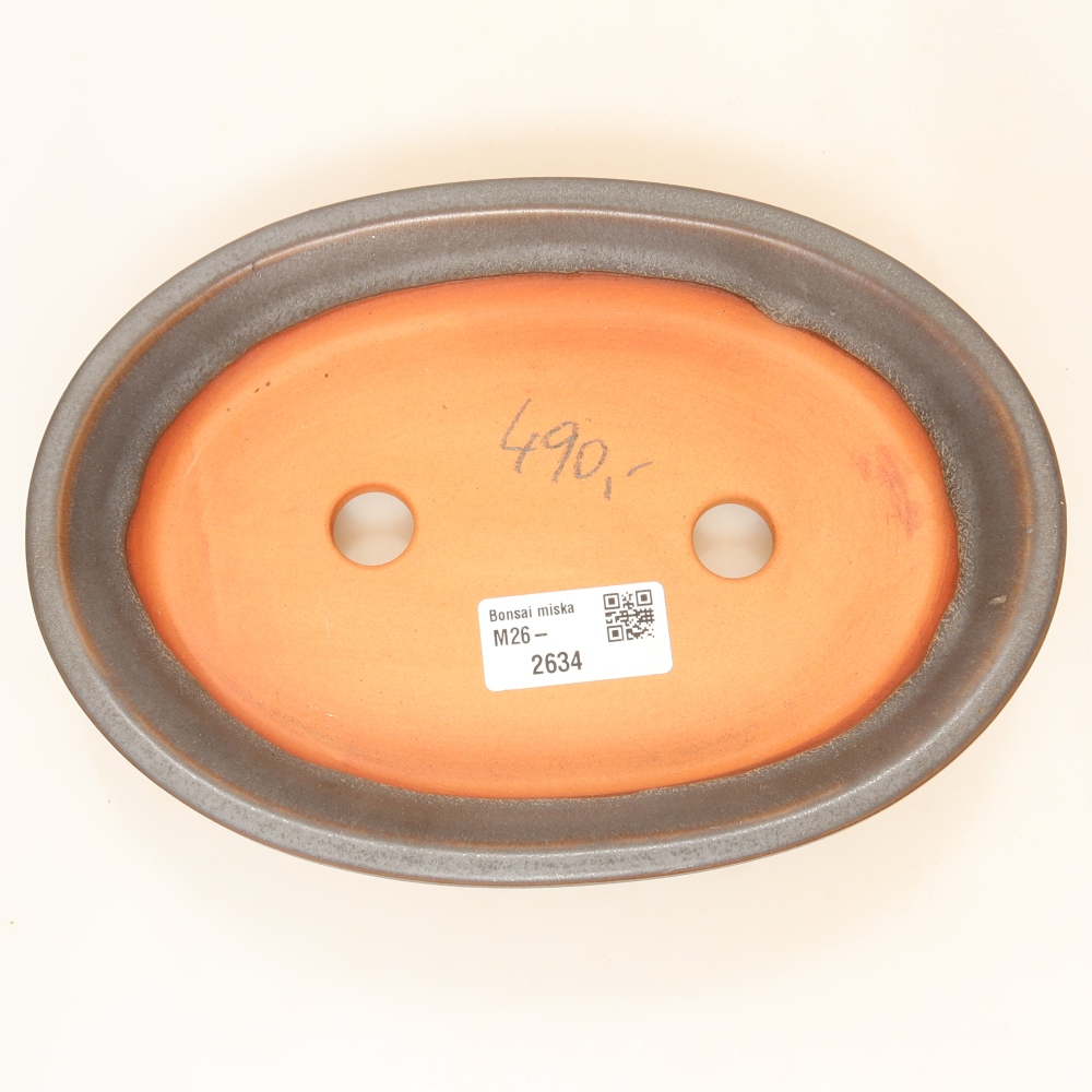 Miska ceramiczna  21 x 15 x 4 cm, kolor metaliczny