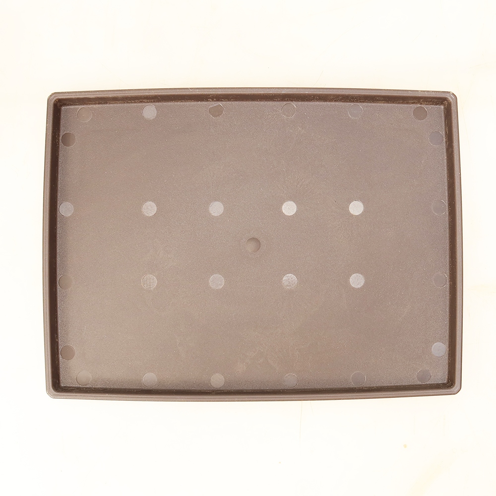 Podnóżek do bonsai z tworzywa sztucznego PP-5 – 28 x 21 x 1,5 cm, kolor brązowy