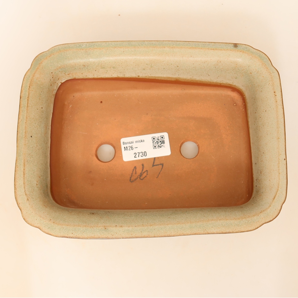 Miska ceramiczna  20 x 15,5 x 5,5 cm, kolor beżowy