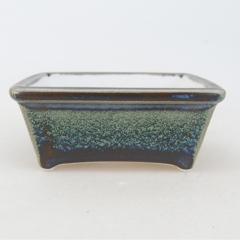 Mini miska do bonsai 7,5 x 6 x 3 cm, zielona