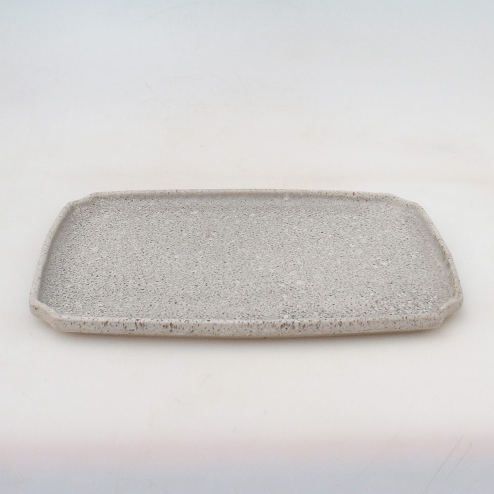 Ceramiczny spodek H07 – 28 x 19 x 1,5 cm – beżowy
