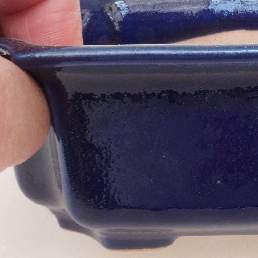 Ceramiczna bowl H01 - 11,5 x 8 x 0,5 cm - brązowy
