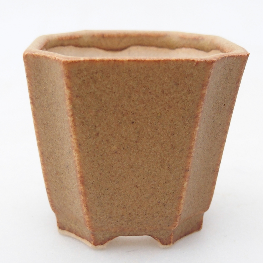 Mini miska do bonsai 4,5 x 4,5 x 4 cm, brązowa