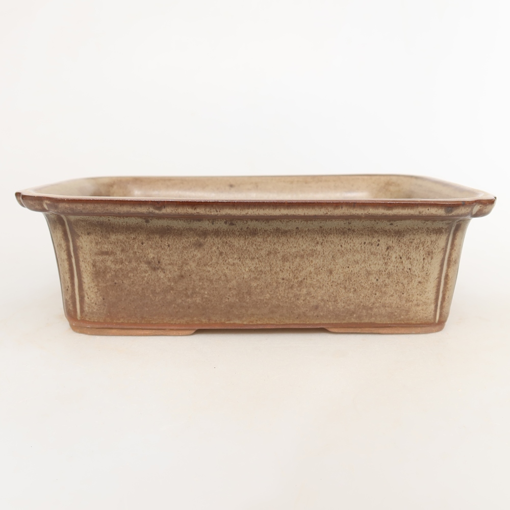 Miska ceramiczna  20 x 15,5 x 5,5 cm, kolor brązowy