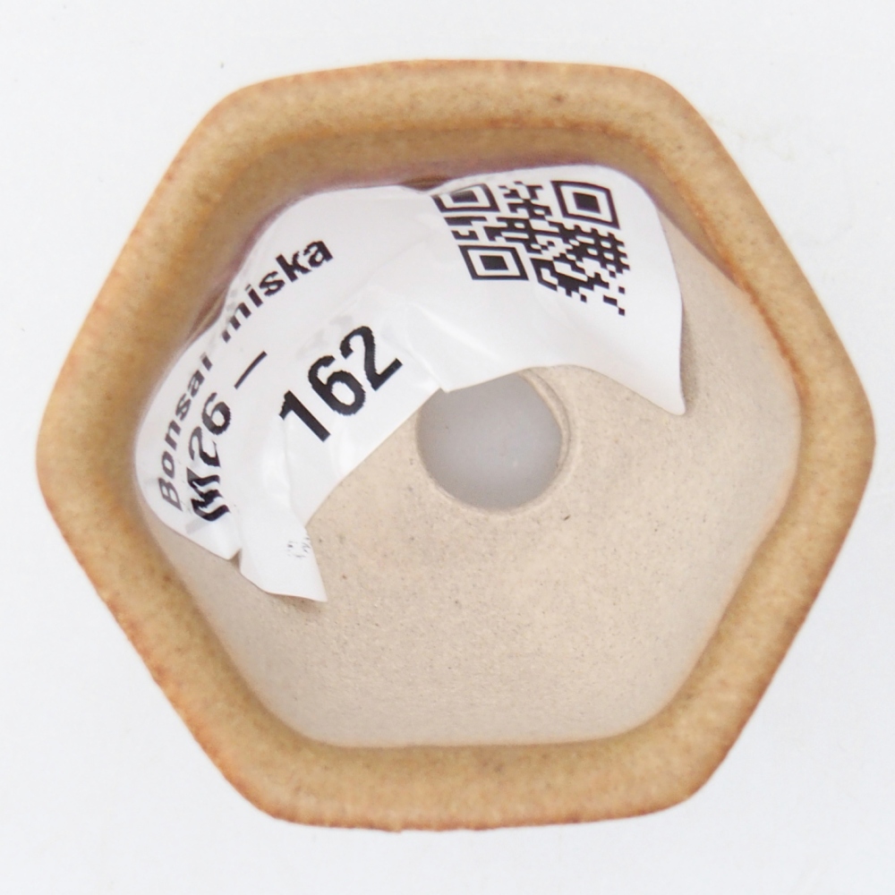 Mini miska do bonsai 4 x 3,5 x 3 cm, brązowa