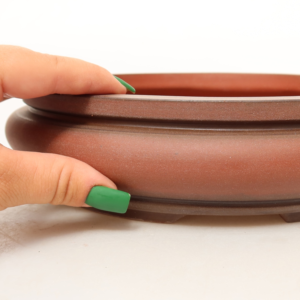 Ceramiczna skorupa  22,5 x 22,5 x 6 cm, kolor ceglasty