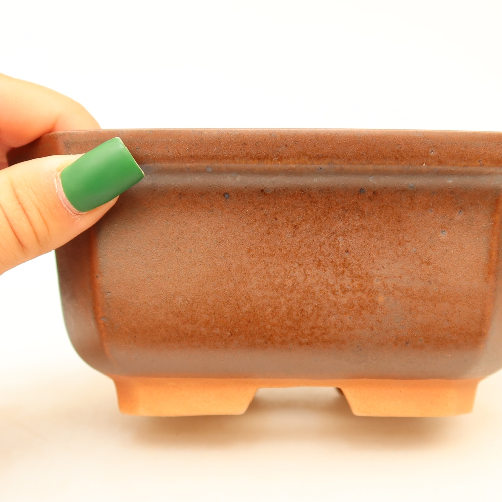 Ceramiczna miska  15 x 12 x 7 cm, kolor brązowy