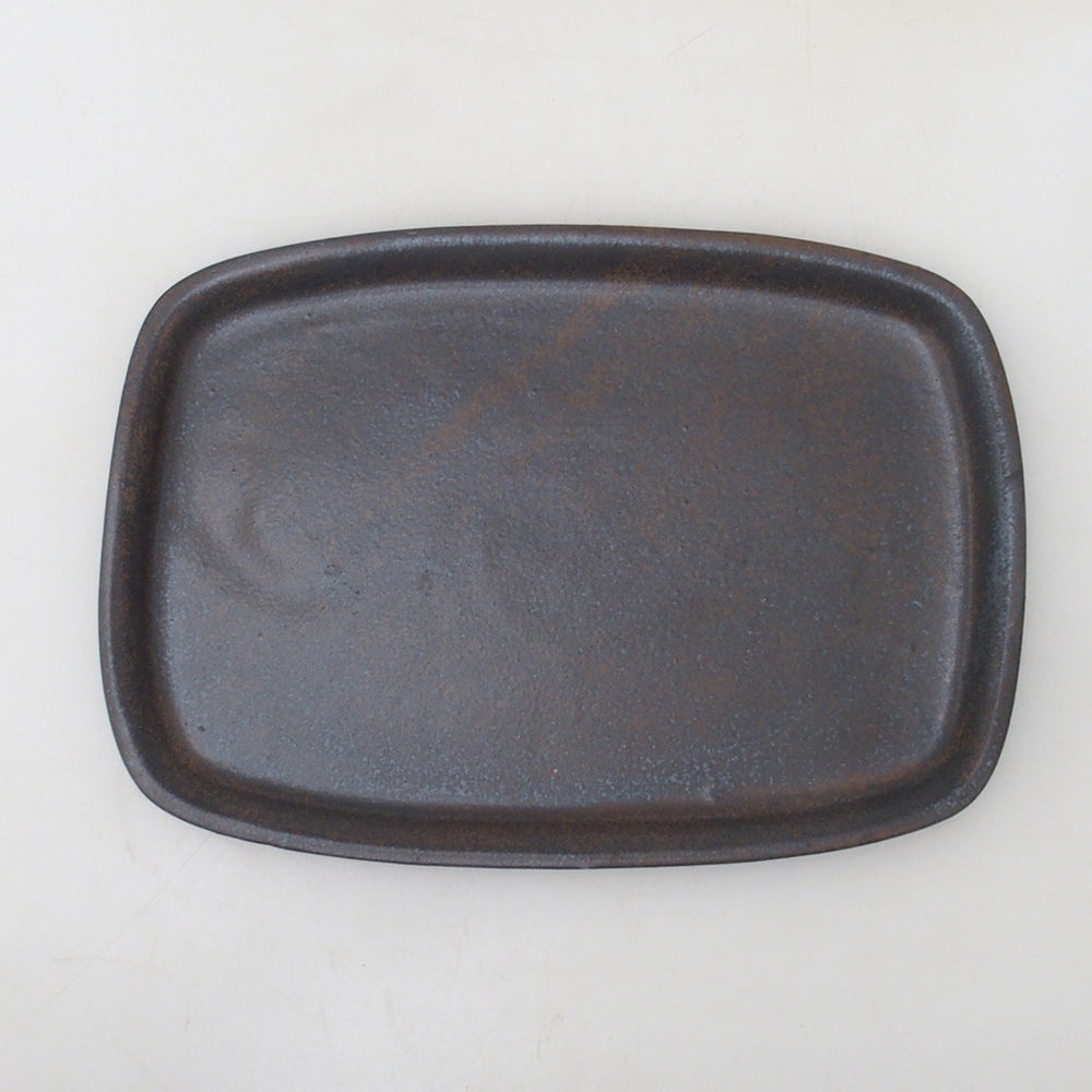 Ceramiczna podstawka H08 – 22,5 x 16 x 1 cm – brązowa