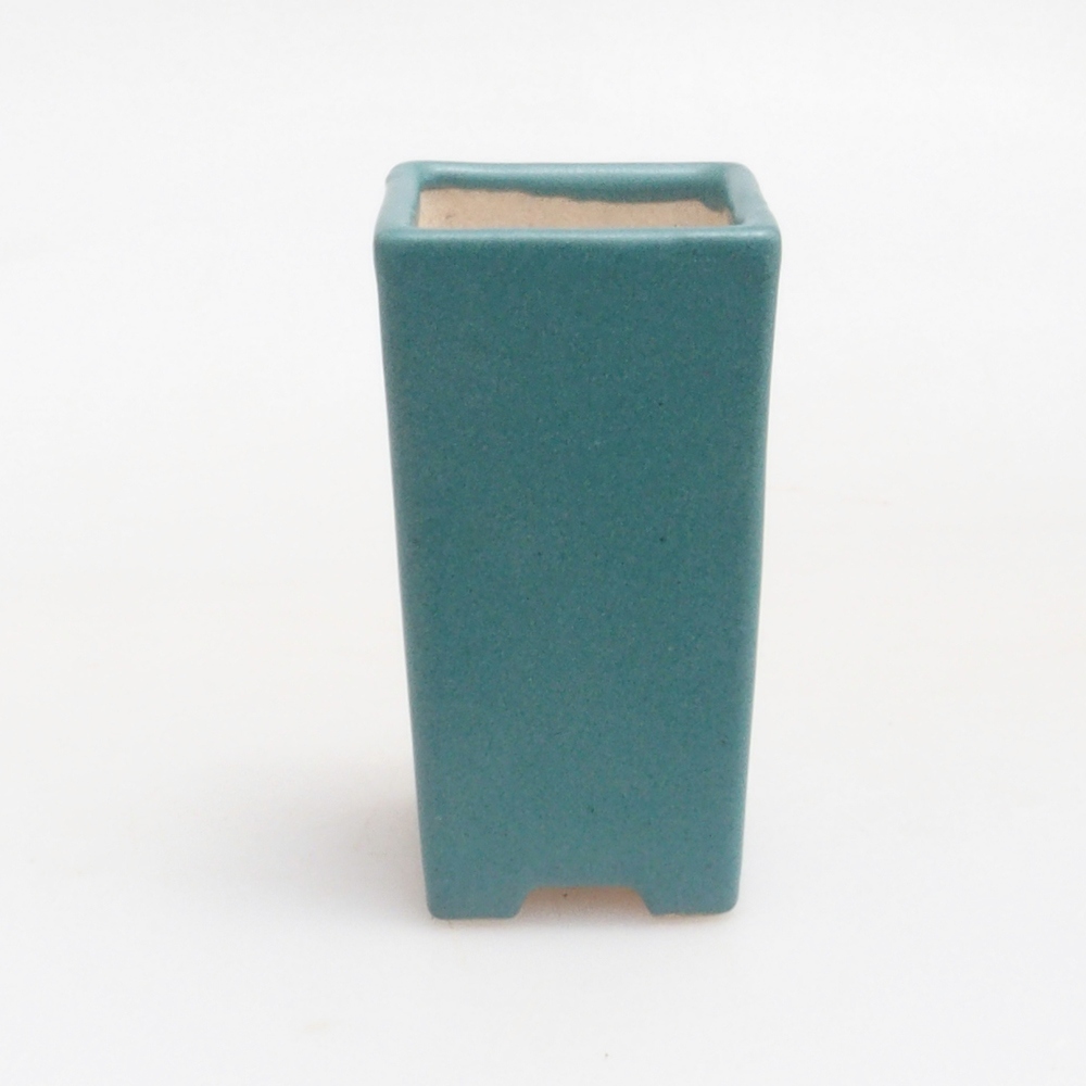 Ceramiczna miska bonsai 3 x 3 x 5,5 cm, kolor niebieski