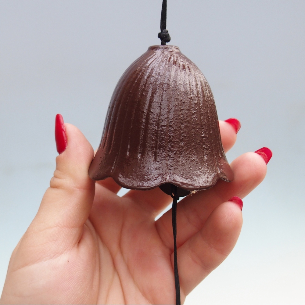Metalowy dzwonek do wiatru, kolor brązowy