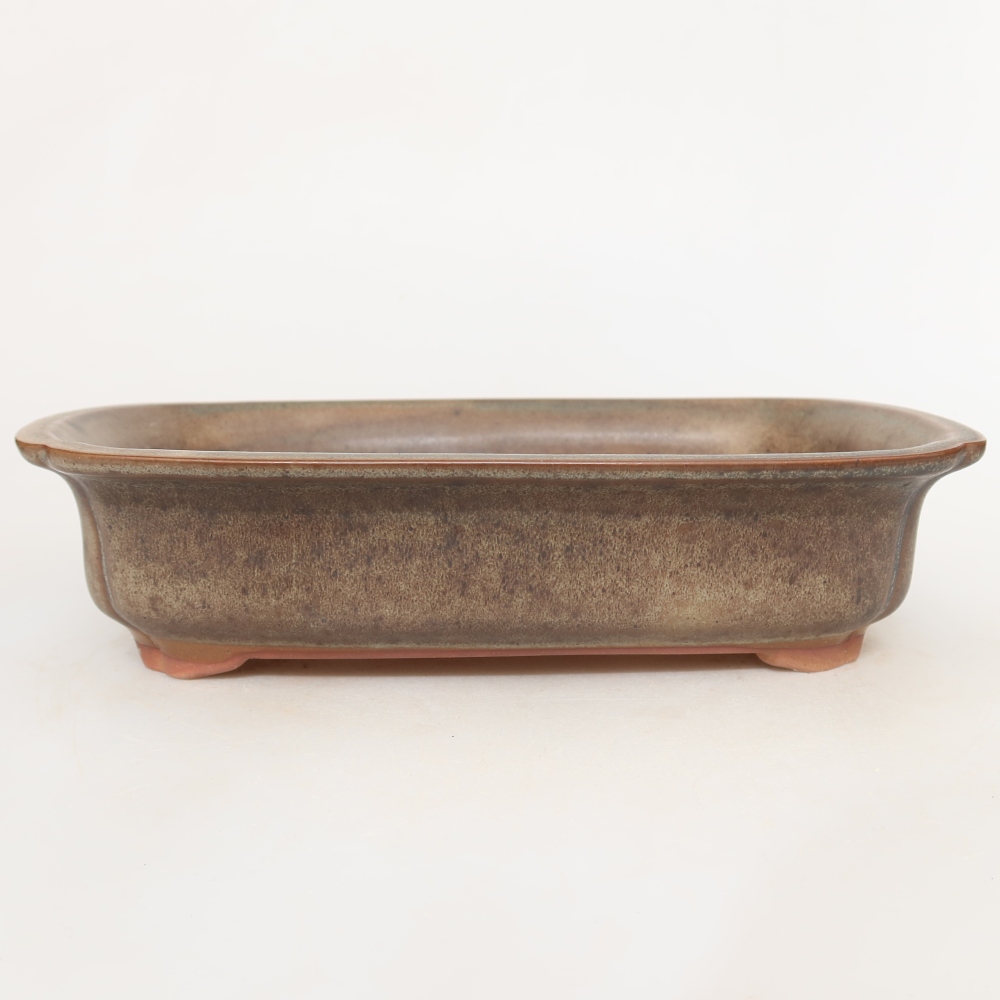 Ceramiczna miska  24 x 17 x 6 cm, kolor brązowy
