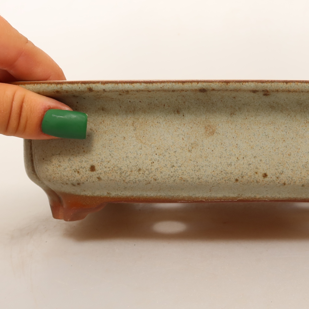 Miska ceramiczna  24,5 x 17,5 x 6 cm, kolor beżowy