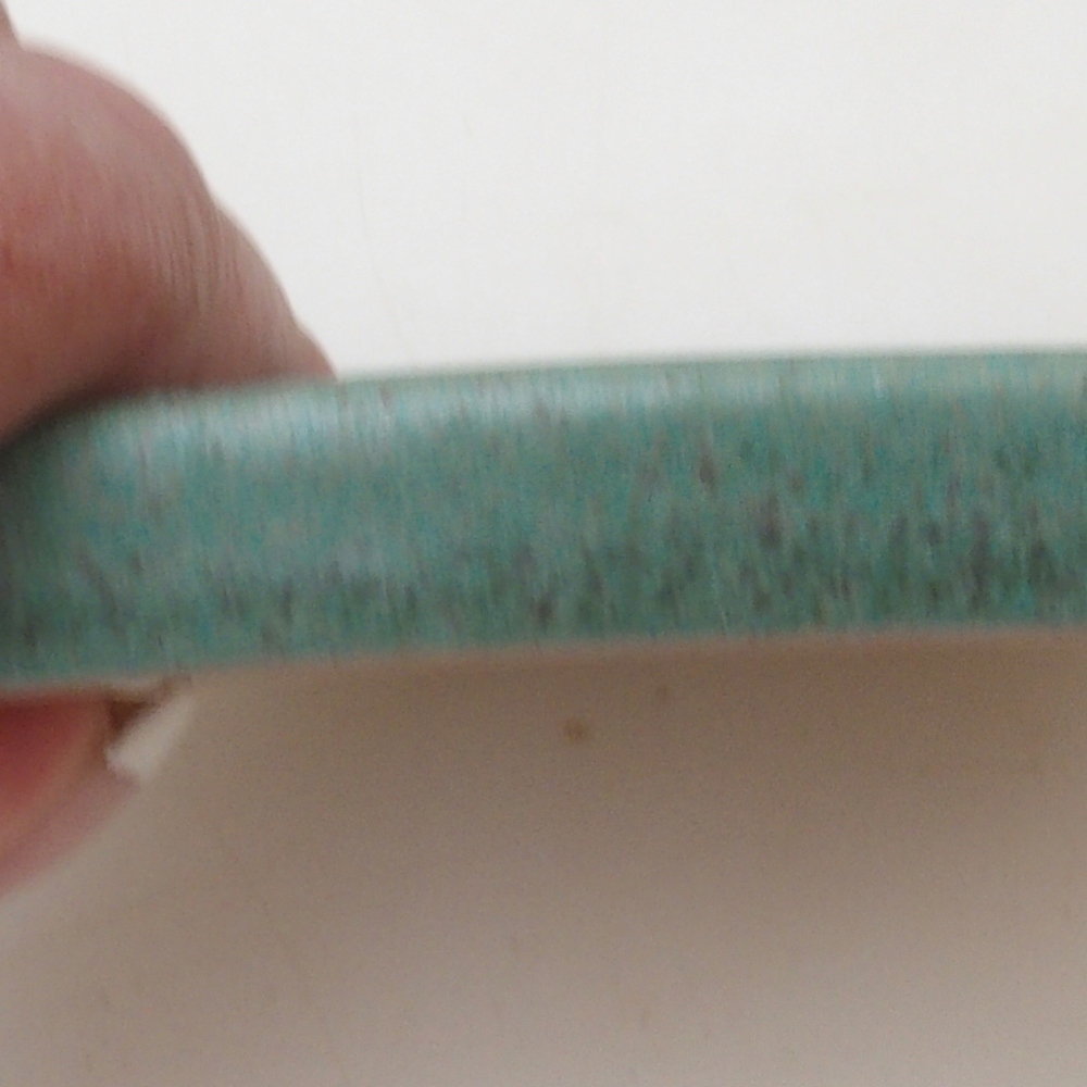 Bonsai bowl kwadratowy 9 x 9 x 1 cm - zielony