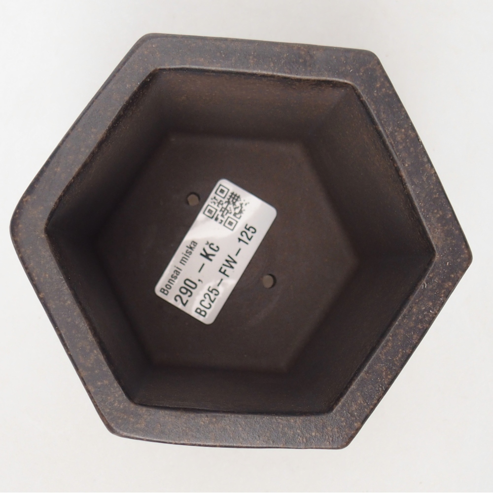 Miska 10 x 9 x 9,5 cm brązowa ochra