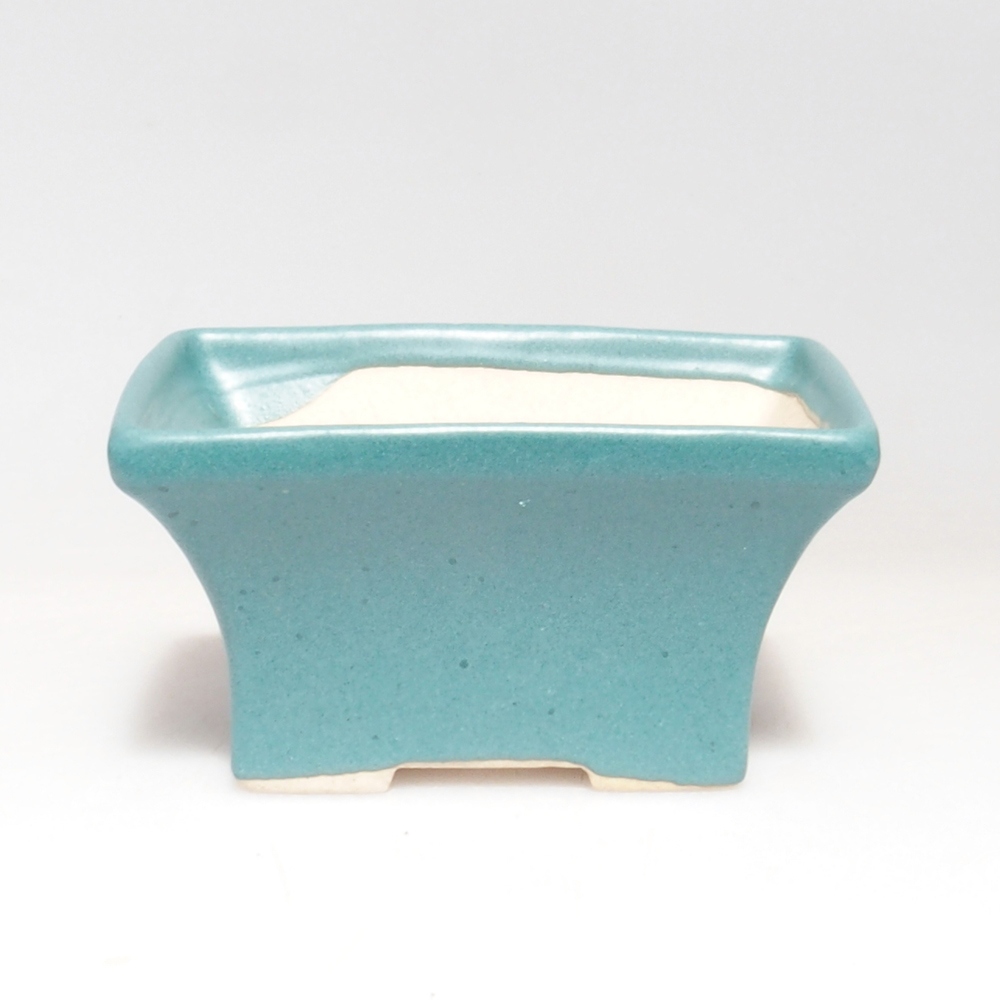Ceramiczna miska bonsai 5,5 x 4 x 3 cm, kolor niebieski