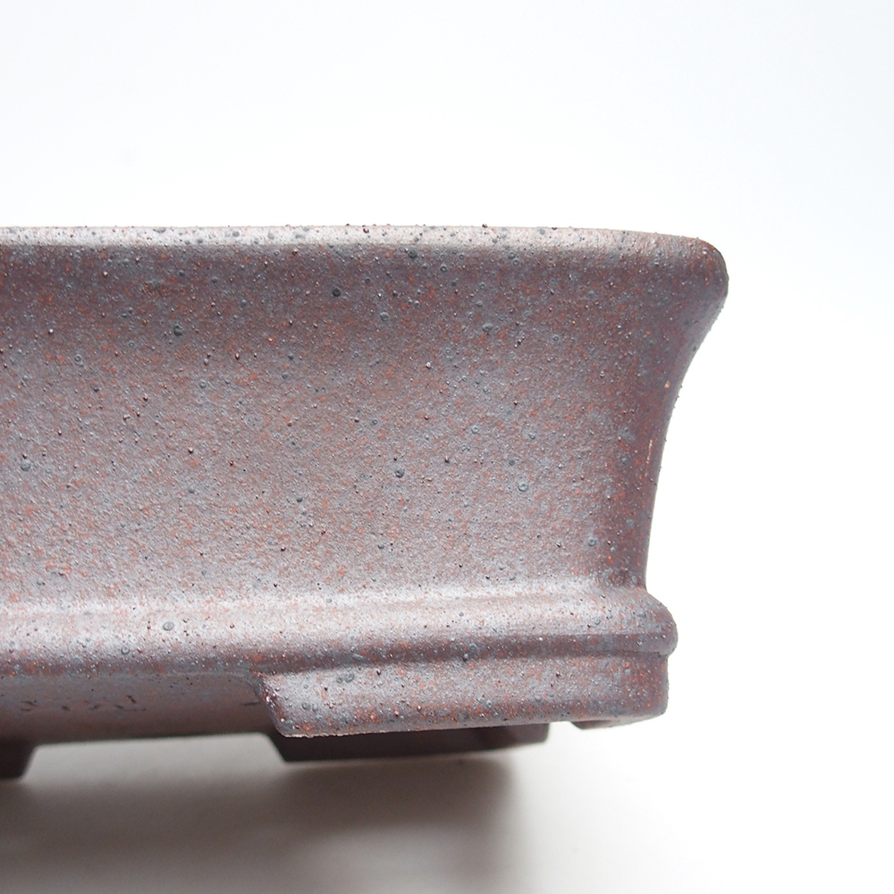 Miska 19 x 15 x 6 cm brązowa