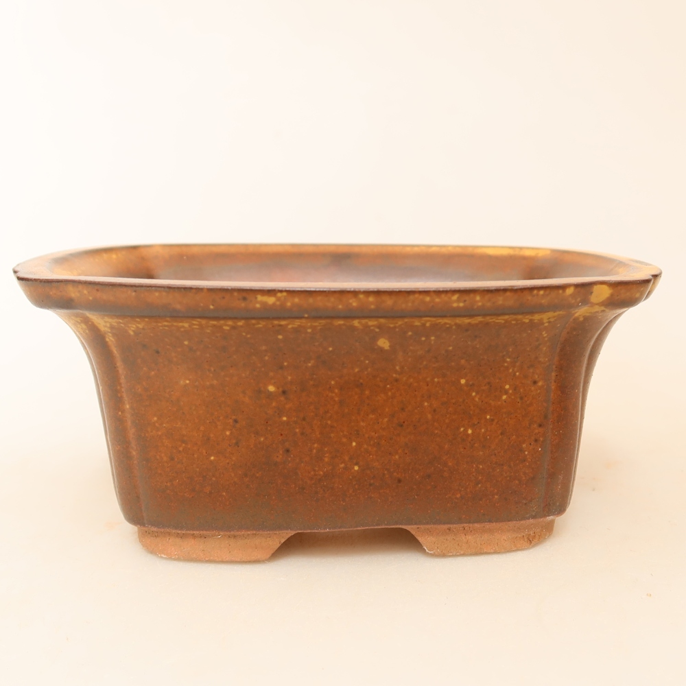 Miska ceramiczna  13 x 10,5 x 5,5 cm, kolor brązowy