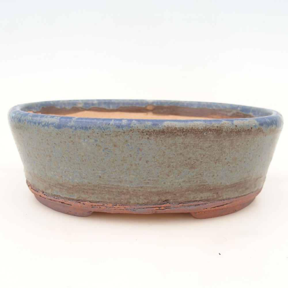 Misa do bonsai 20 x 16 x 6,5 cm, kolor niebieski