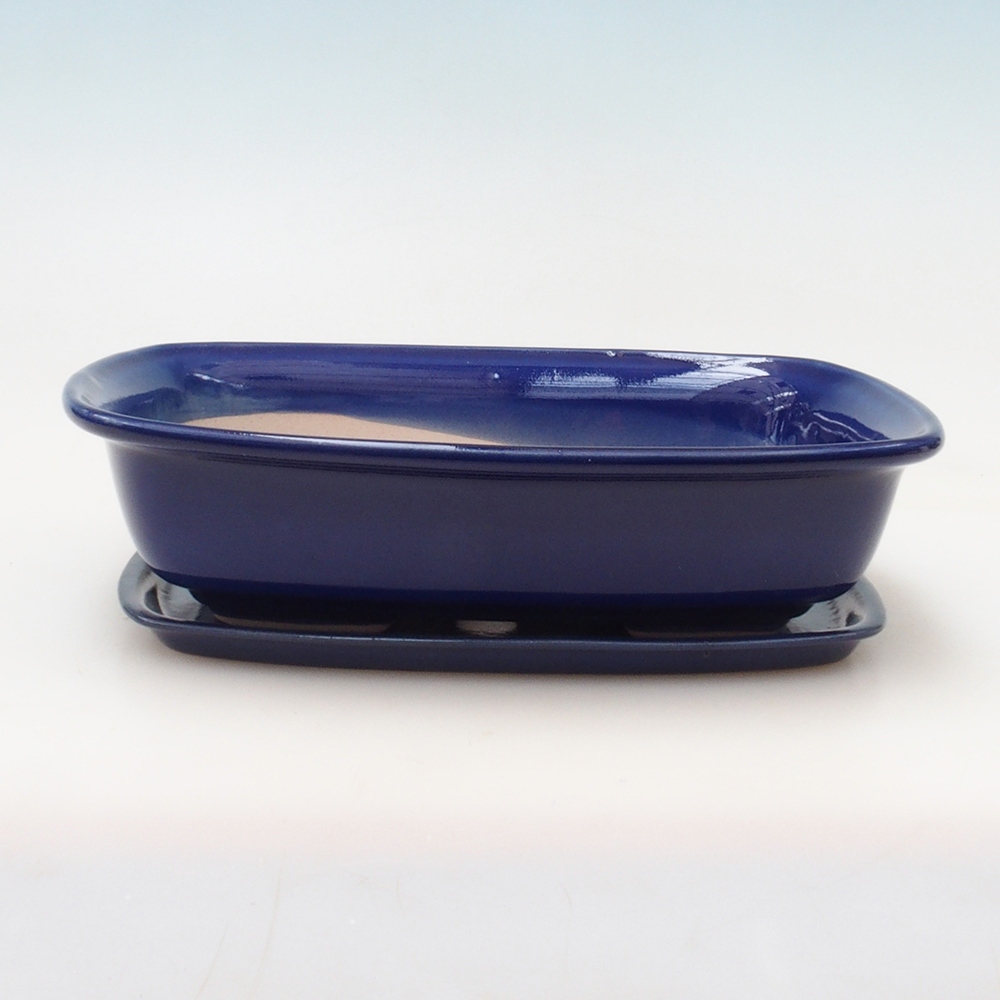 Miska do bonsai + podstawka H09 – 30 x 23 x 7,5 cm.