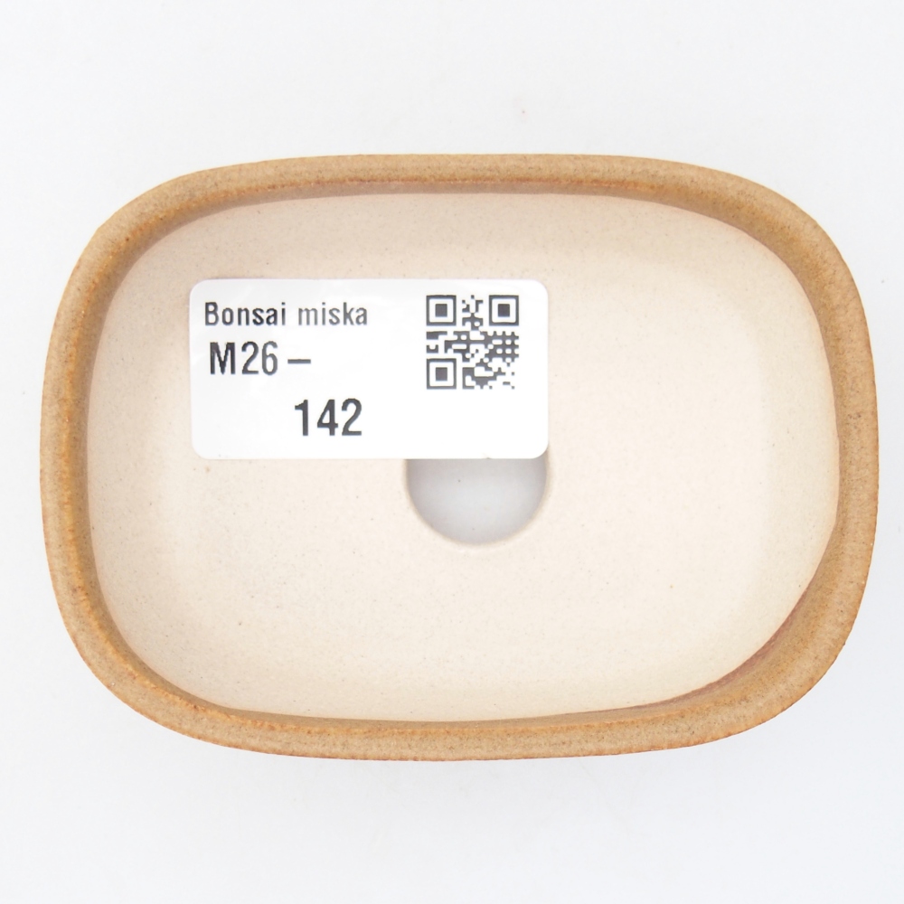 Mini miska do bonsai 8,5 x 6 x 2,5 cm, brązowa