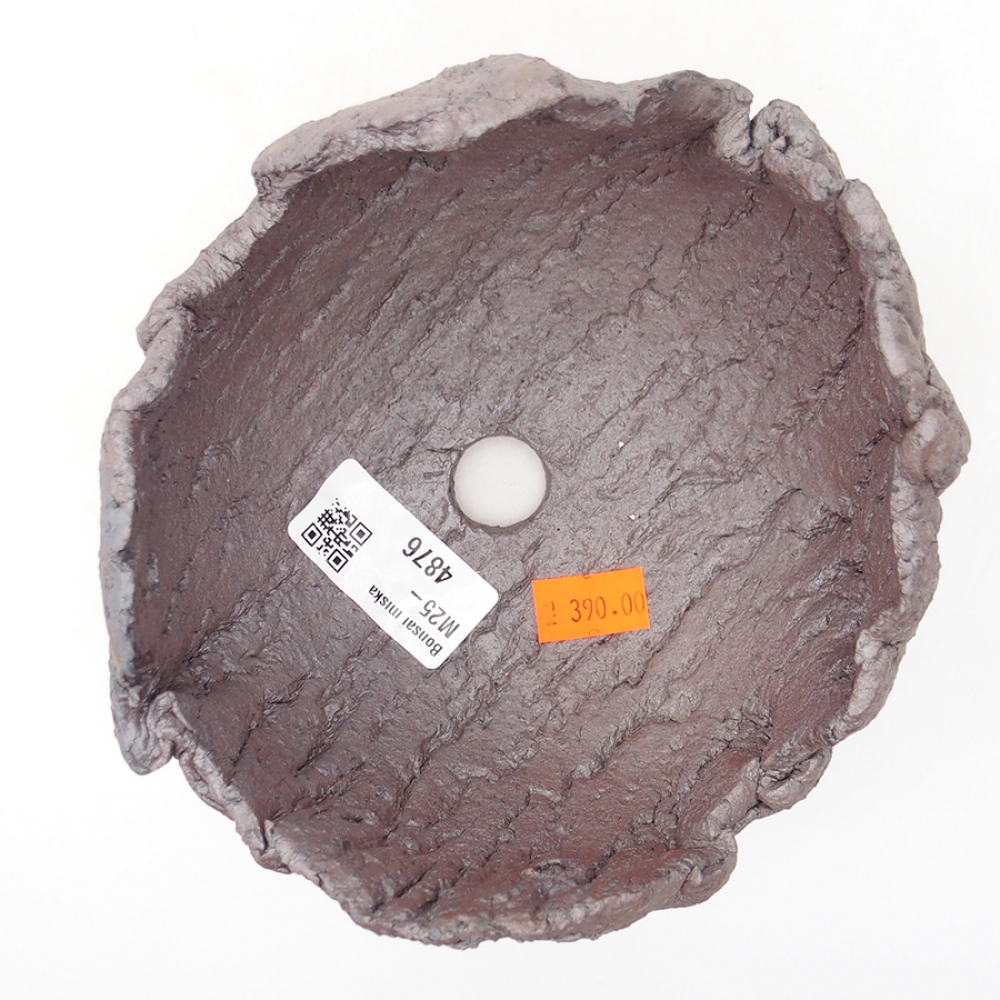 Muszla ceramiczna 14 x 13 x 9,5 cm, kolor metaliczny