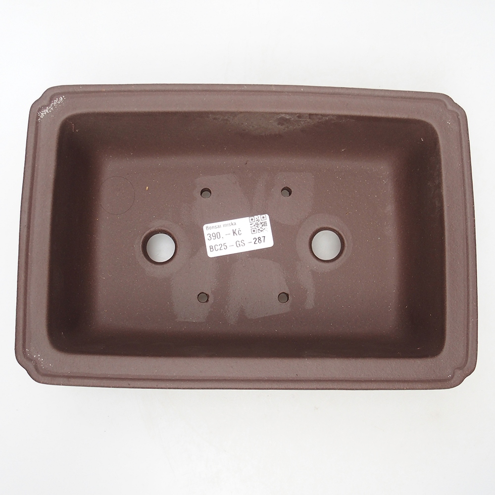Miska 24 x 16,5 x 7,5 cm brązowa