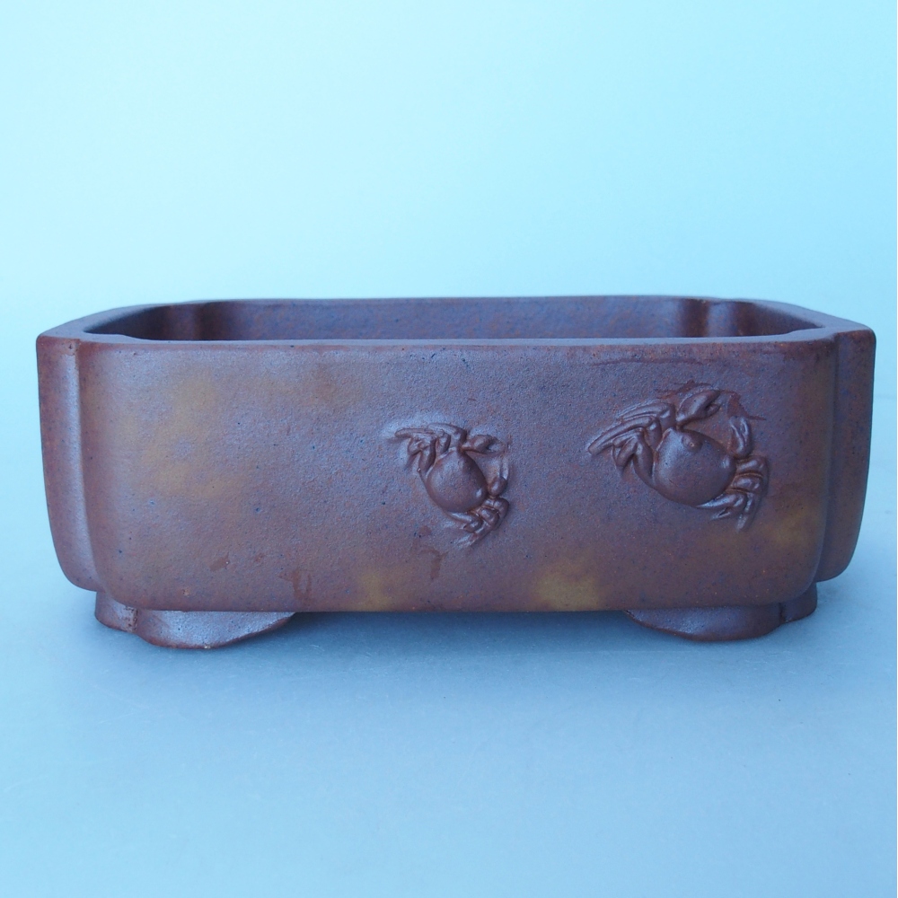 Miska 16 x 11 x 6 cm brązowa