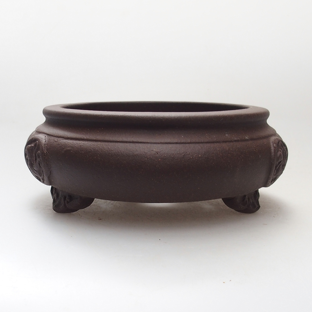 Miska 16 x 16 x 6,5 cm brązowa