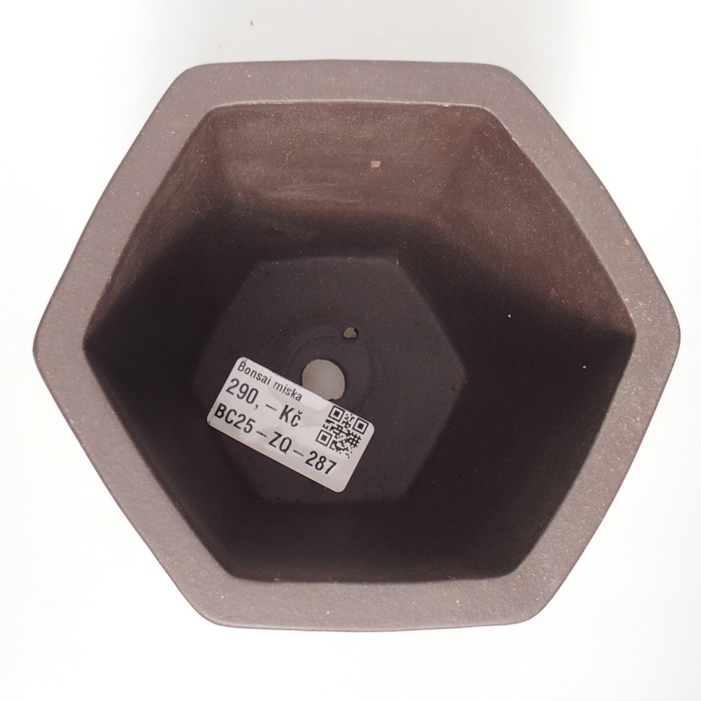 Miska 12 x 11 x 11,5 cm brązowa