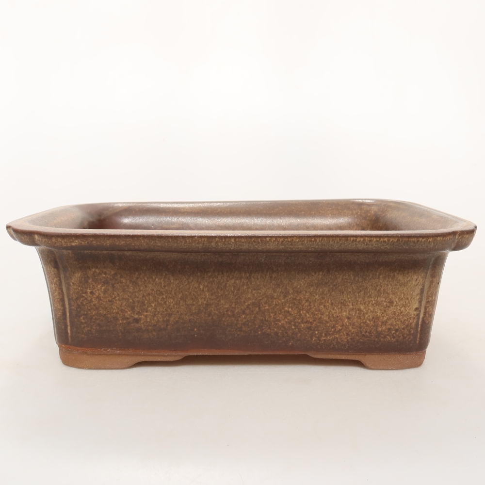 Miska ceramiczna  20 x 15,5 x 6 cm, kolor brązowy