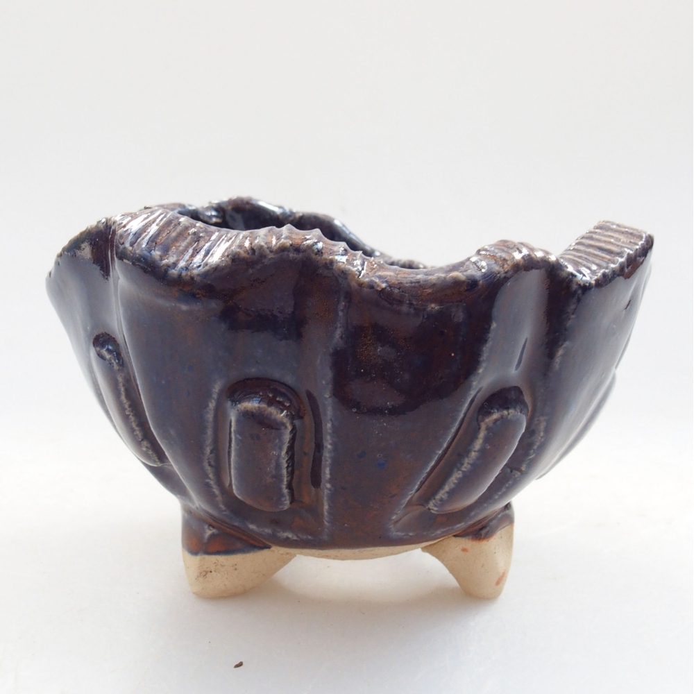 Muszla ceramiczna 8 x 7 x 5,5 cm, kolor niebieski