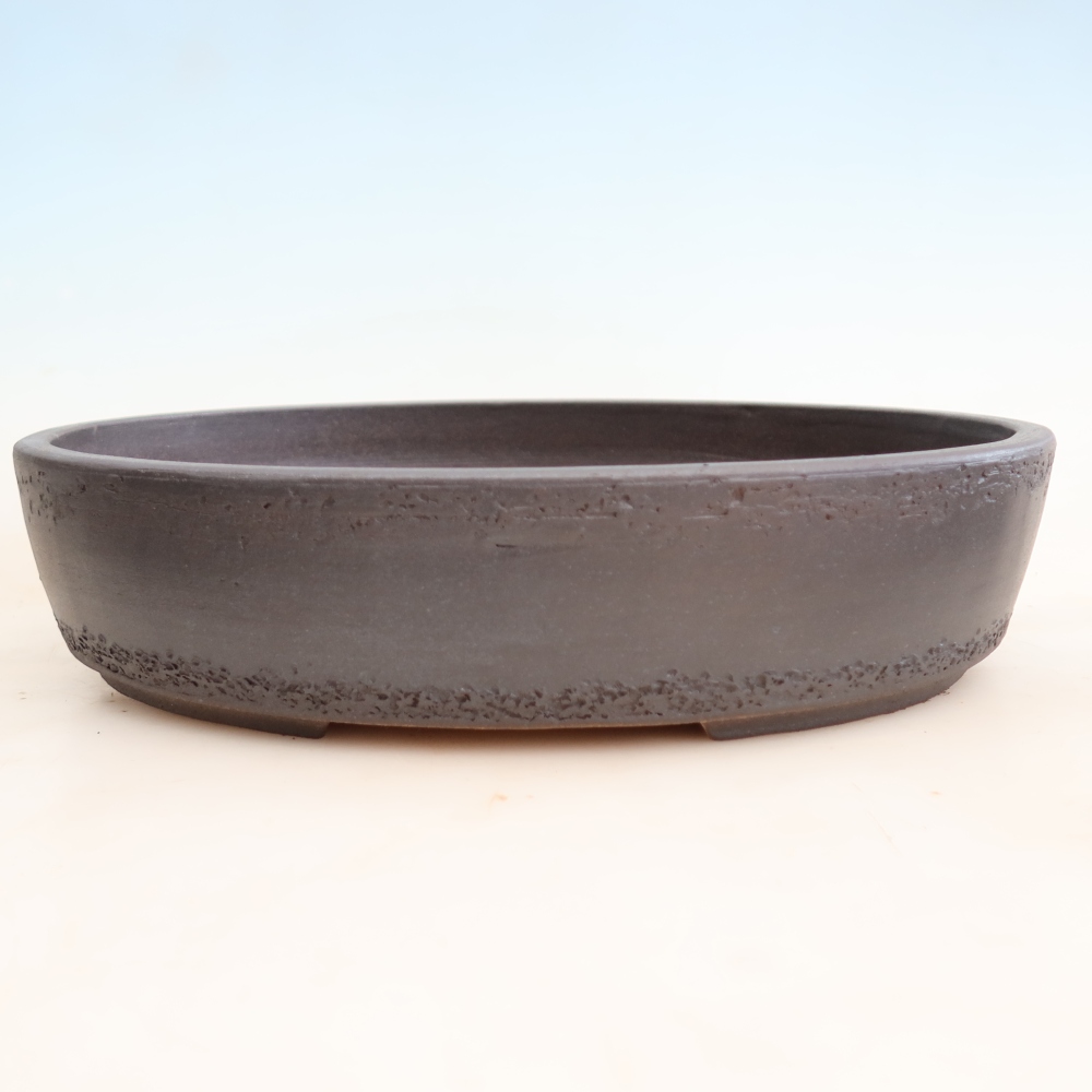 Ceramiczna miska do bonsai 37,5 x 30,5 x 8 cm, kolor brązowy