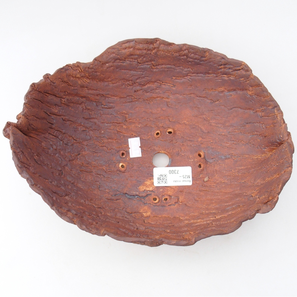 Muszla ceramiczna 26,5 x 21 x 9,5 cm, kolor brązowy