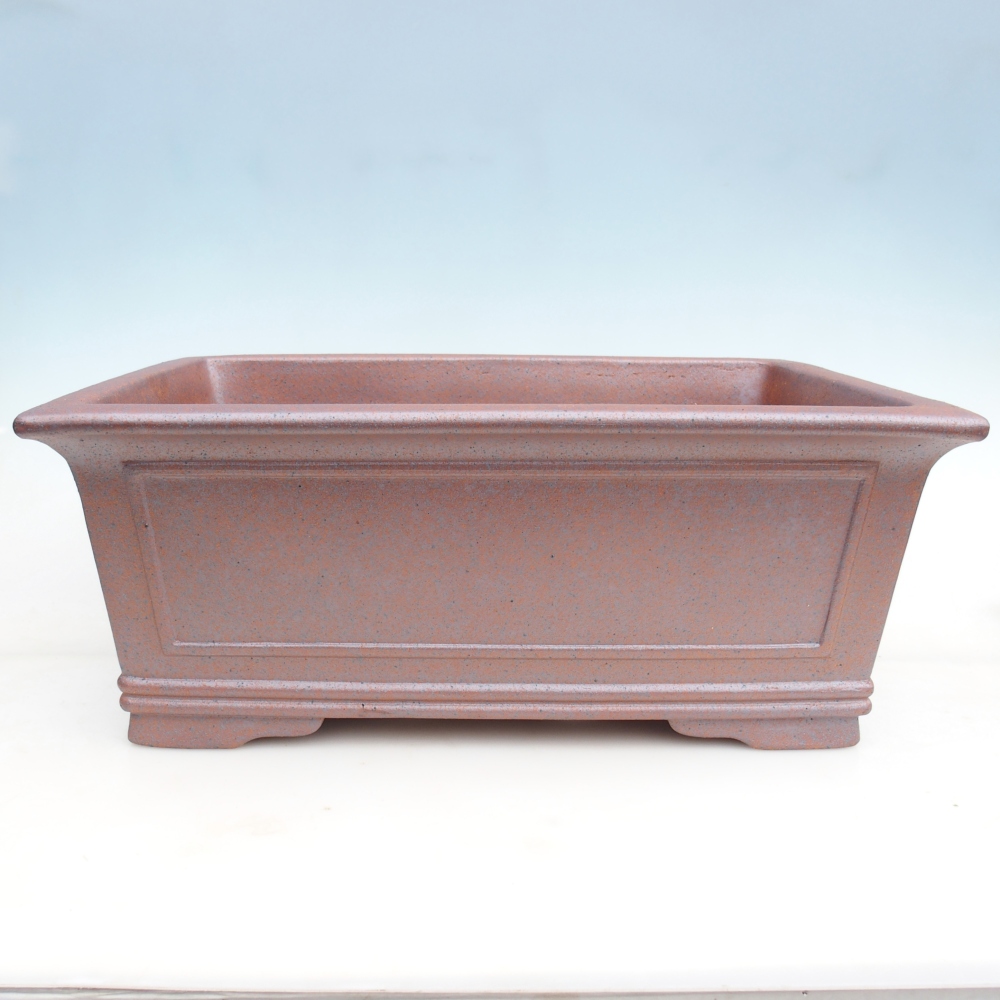 Ceramiczna misa bonsai 52 x 37 x 20 cm, kolor metaliczny - WYŁĄCZNIE ODBIÓR OSOBISTY lub transport paletowy