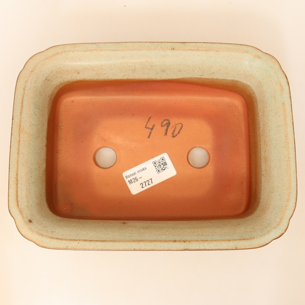 Miska ceramiczna  20 x 15,5 x 5,5 cm, kolor beżowy
